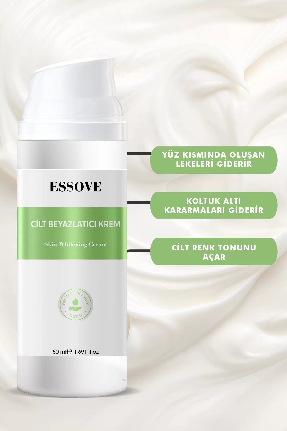 ESSOVE Cilt Beyazlatıcı Krem 50ml